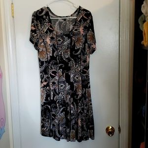 Sami & Jo Black and Paisley print dress